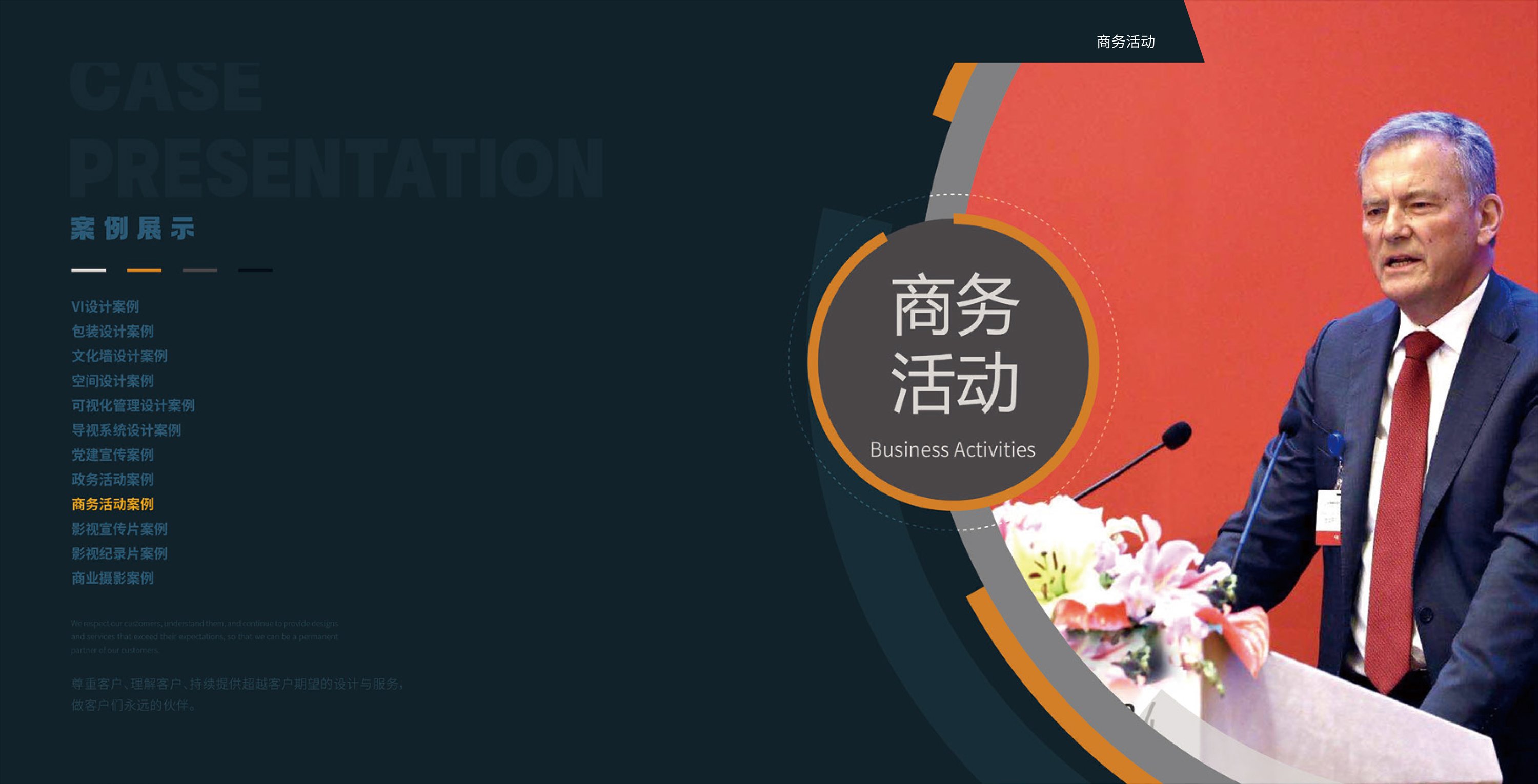 商务活动案例分类封面
